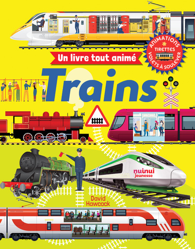 Un livre tout animé - Trains