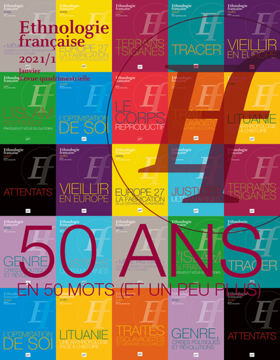 Ethnologie française N° 1, janvier 2021 Volume 1