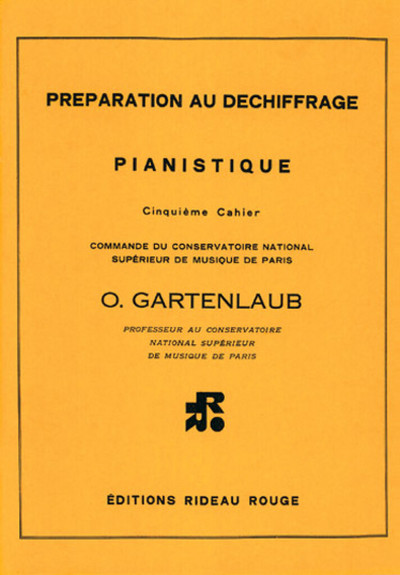 Préparation Au Déchiffrage Pianistique - 5 - Odette Gartenlaub