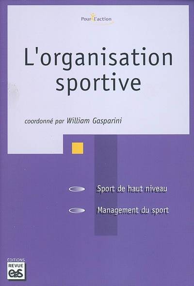 L'organisation sportive