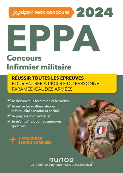 EPPA 2024 - Concours Infirmier militaire - Réussir toutes les épreuves - Charlotte Rousseau