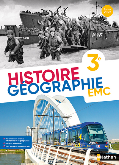 Histoire-Géographie-EMC 3e - 2022 - élève