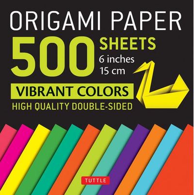 Origami Paper 500 sheets Vibrant Colors 6" (15 cm) /anglais - Xxx