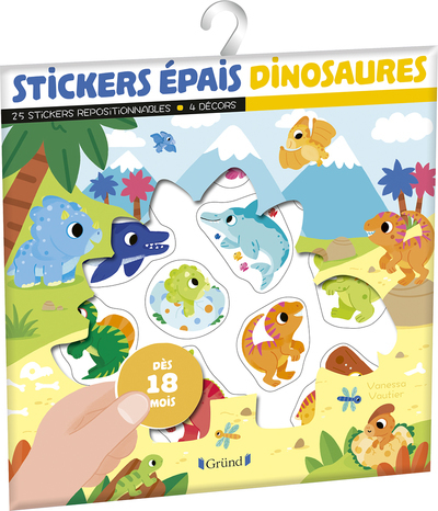 Stickers épais Dinosaures - Vanessa Vautier