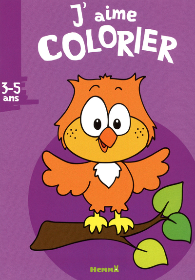 J'Aime Colorier (3-5 Ans) (Hibou)