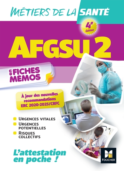 Afgsu 2 - Métiers De La Santé - 4e Édition  - Révision Et Entraînement 2024-2025