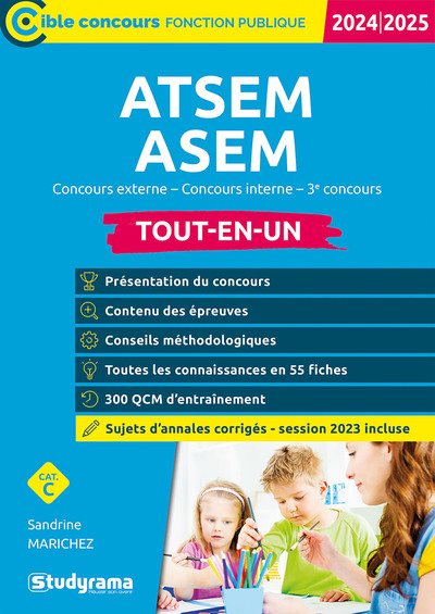 ATSEM/ASEM – Tout-en-un (Catégorie C – Concours 2024-2025)