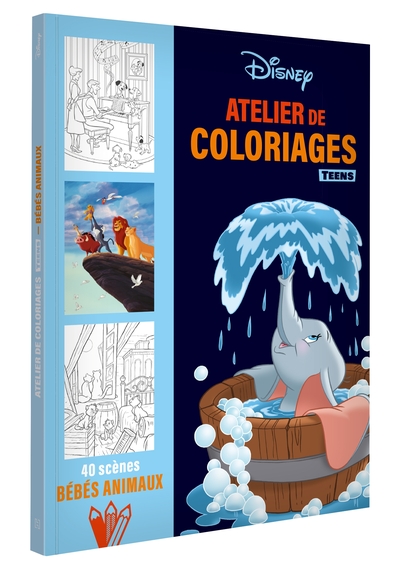 DISNEY TEENS - Atelier de coloriages - Les Bébés Animaux - Xxx