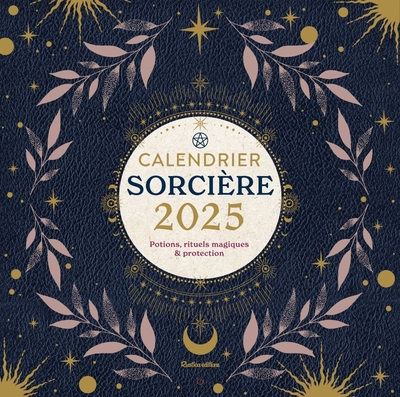 Calendrier Mural Sorcière 2025, Potions, Rituels Magiques & Protection