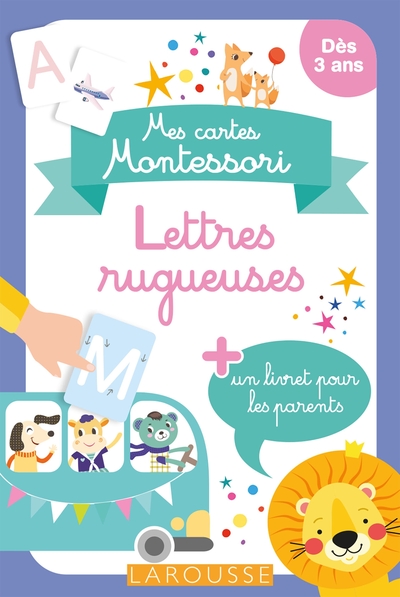 Mes Cartes Montessori : Lettres Rugueuses