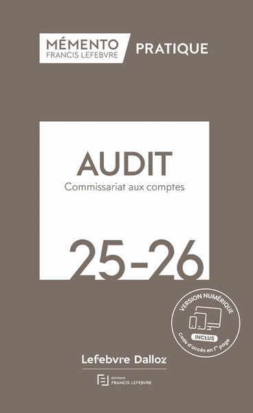 Mémento Audit et commissariat aux comptes 2025 2026