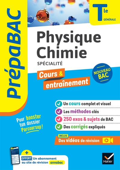 Prépabac - Physique-Chimie Tle générale (spécialité) - Bac 2025