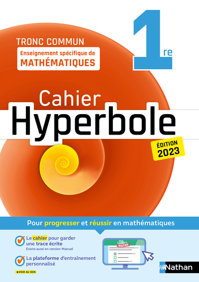 Hyperbole 1ère - Enseignement spécifique - Cahier - 2023 - Mickaël Vedrine