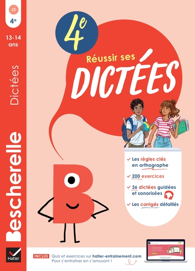 Bescherelle Réussir ses dictées 4e