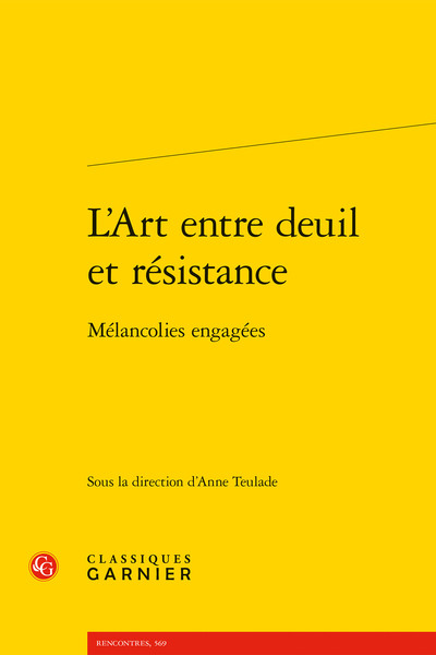 L'Art entre deuil et résistance