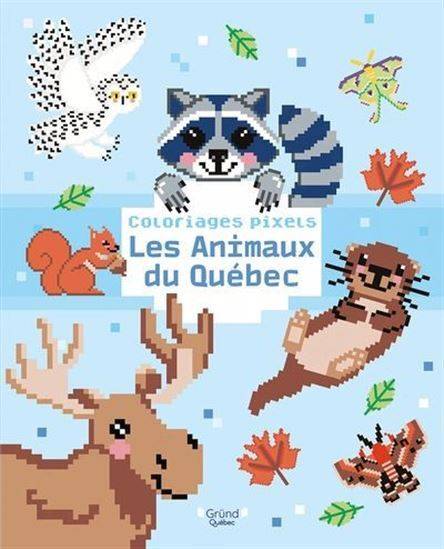 Coloriages Pixels. Les Animaux Du Quebec