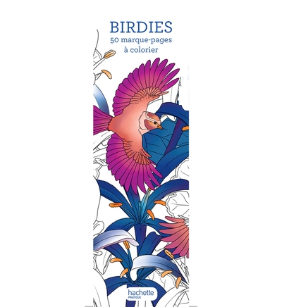 Marque-pages Birdies - 50 marque-pages à colorier