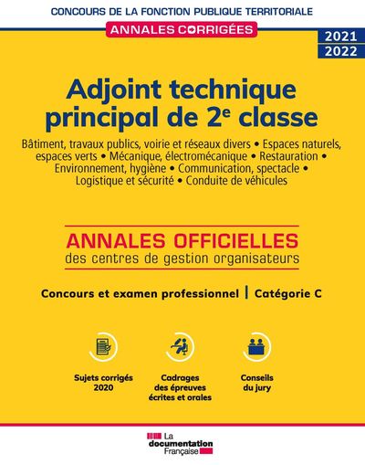 Adjoint Technique Principal De 2e Classe, Concours Externe, Interne Et 3e Concours, Examen Professionnel D'Avancement De Grade Catégorie C - Centre Interdépartemental De Gestion De La Petite Couronne De La Région Ile De France (Cigpc)