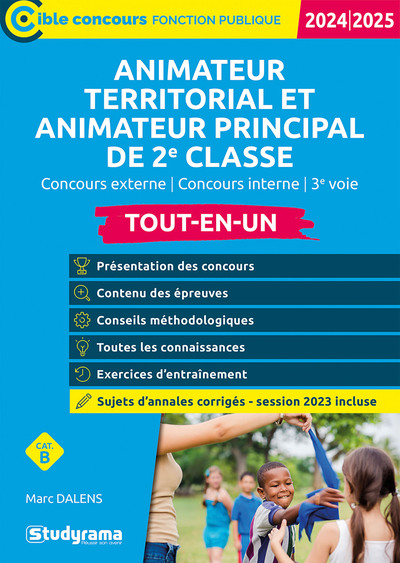 Animateur territorial et animateur principal de 2e classe (Concours 2025)