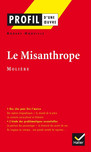 Profil - Molière : Le Misanthrope