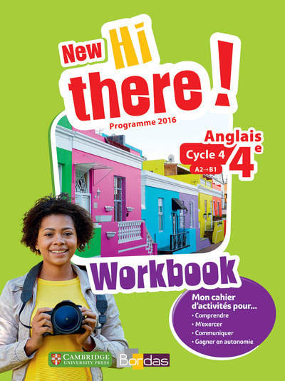 New Hi there ! Anglais 4e 2017 - Workbook élève