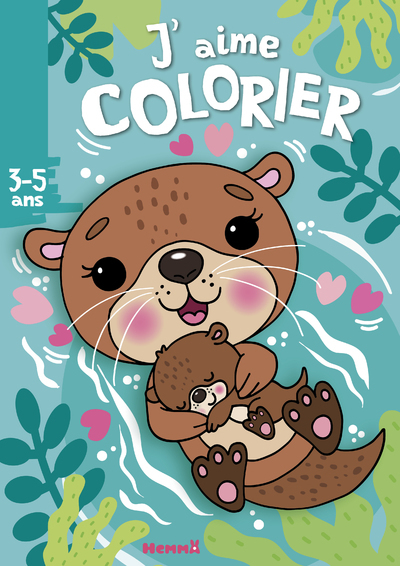 J'aime colorier (3-5 ans) (Loutres) - Nadine Piette