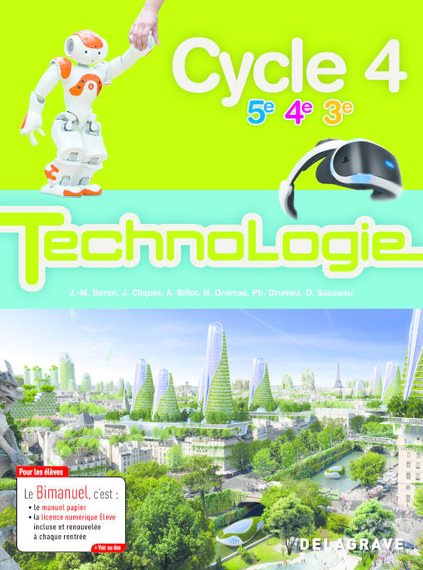 Technologie Cycle 4 (2017) - Manuel élève