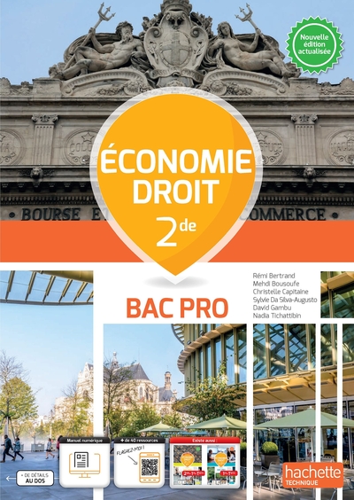 Économie - Droit 2de Bac Pro - Livre élève Ed. 2023