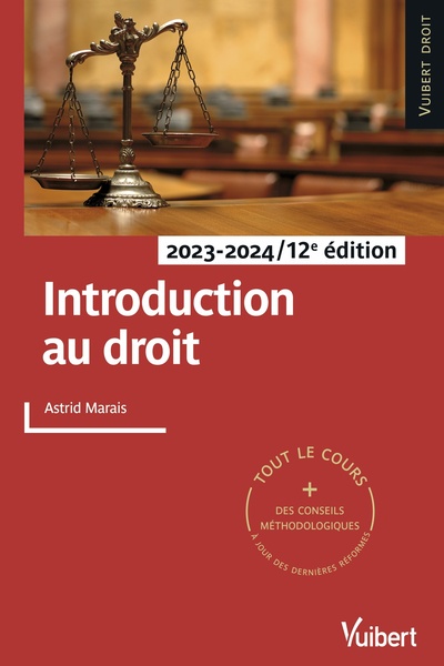 Introduction au droit 2023/2024 - Astrid Marais