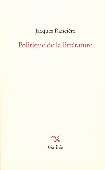 Politique de la littérature