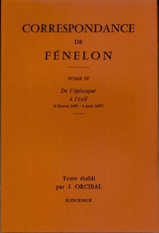 Correspondance de Fénelon - Volume 4