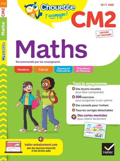 Chouette - Maths Cm2, Cahier D'Entraînement Recommandé Par Les Enseignants - Albert Cohen