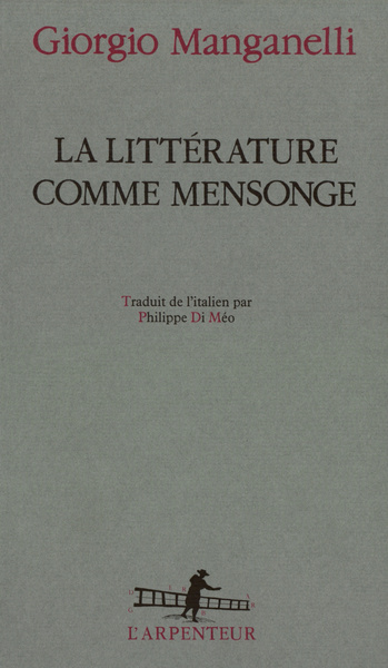 La littérature comme mensonge