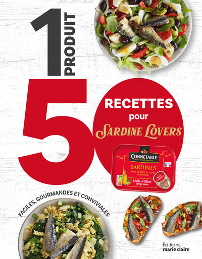 1 produit 50 recettes pour sardine lovers