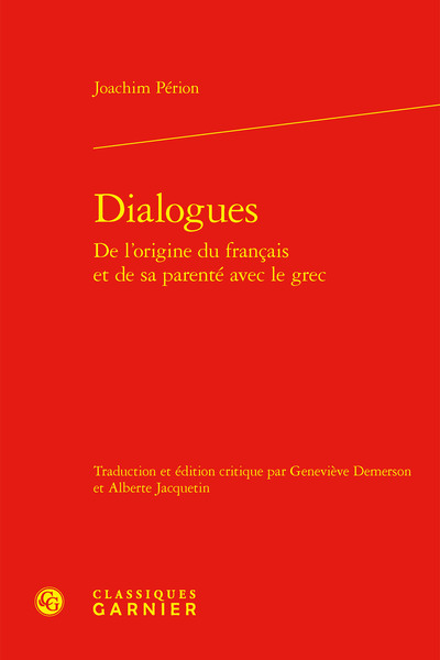 Dialogues - Joachim Périon