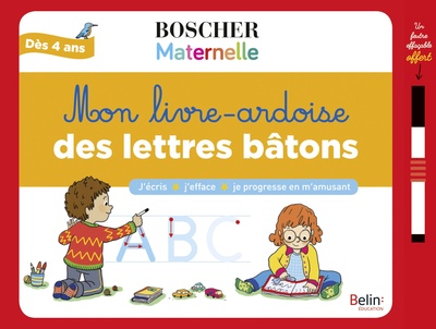 Mon Livre-Ardoise Des Lettres Batons