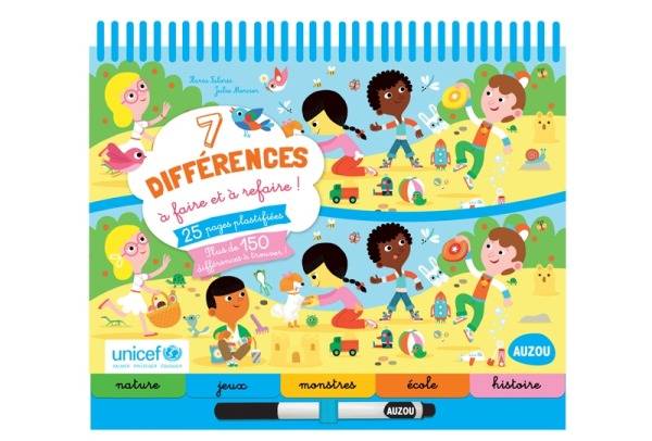 7 differences a faire et a refaire - edition 2015 (coll. bloc-notes) en collabor - Falorsi/Mercier