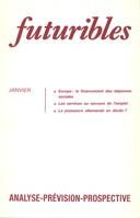 Futuribles 128, janvier 1989. Europe : le financement des dépenses sociales