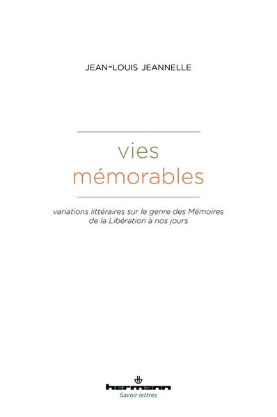 Vies mémorables