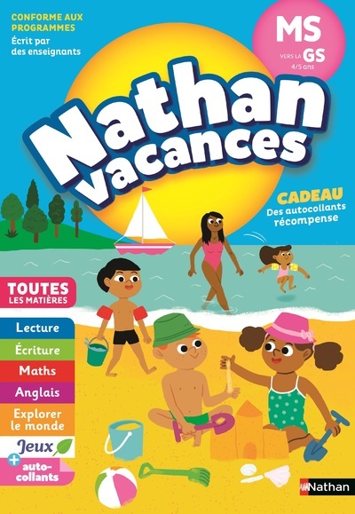 Nathan Vacances Maternelle MS vers la GS 4/5 ans - Sandrine Guillore-Chotard