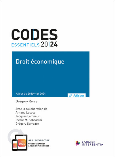 Code essentiel - Droit économique 2024 - À jour au 20 février 2024