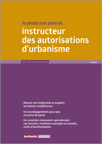 Je prends mon poste d'instructeur des autorisations d'urbanisme