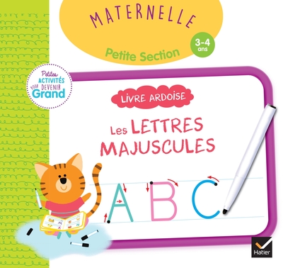 Livre ardoise - Les lettres majuscules PS