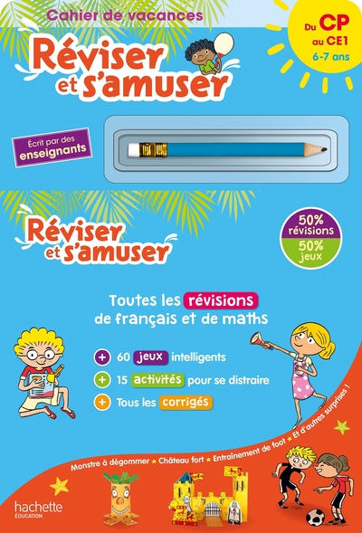 Réviser et s'amuser - Du CP au CE1 (6-7 ans) - Cahier de vacances 2024 - Sandra Lebrun