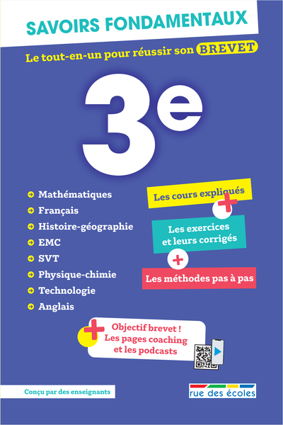 Savoirs fondamentaux 3e - Collectif