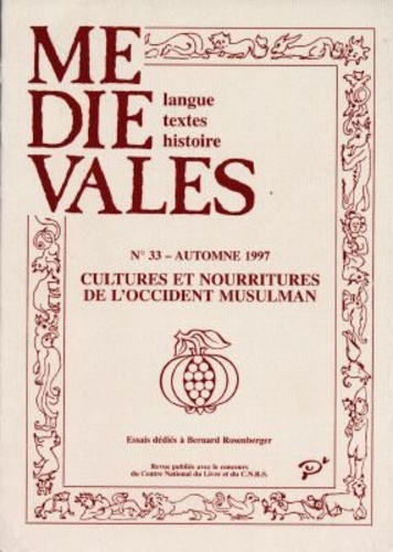 Médiévales N° 33, Automne 1997 Volume 33