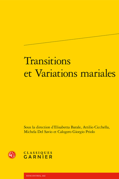 Transitions et Variations mariales