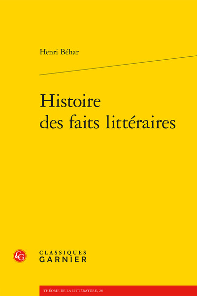 Histoire Des Faits Littéraires