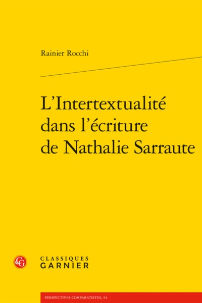 L'intertextualité dans l'écriture de Nathalie Sarraute