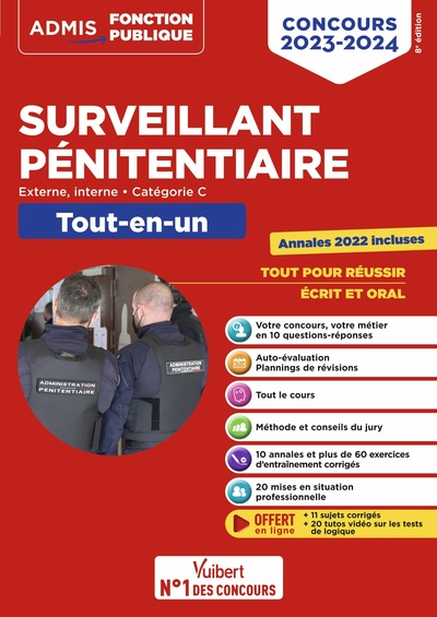 Concours Surveillant pénitentiaire - Catégorie C - Tout-en-un - Pierre-Brice Lebrun